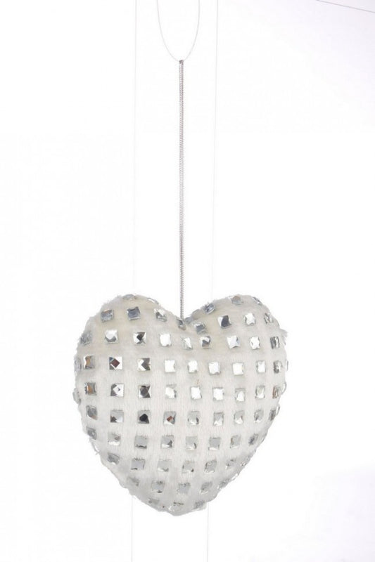 8x Colgante de corazón de cristal L