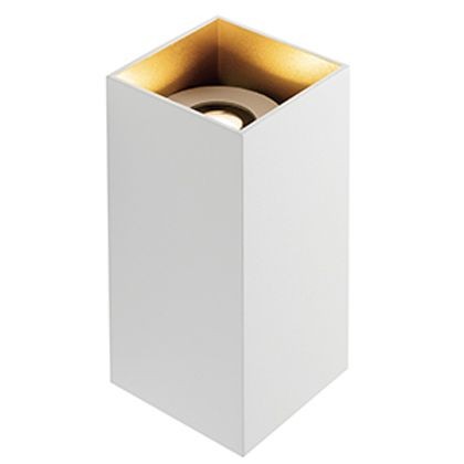 Aplique 6W+6W LED 3000K oro blanco línea torre