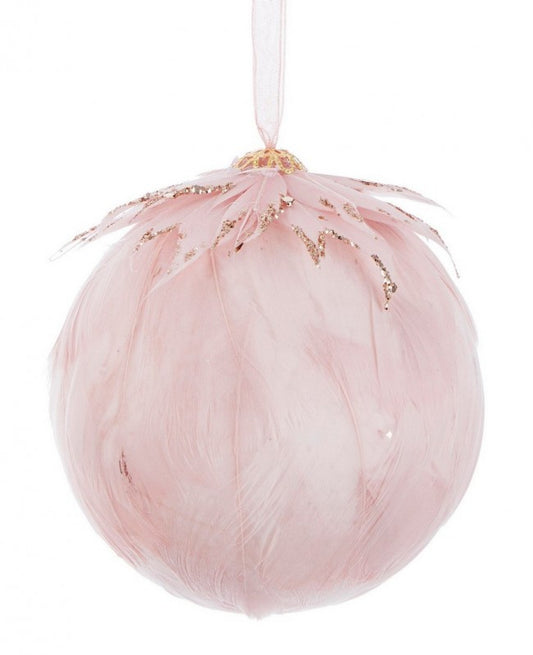 4x Esfera Plumas Karol Rosa D90