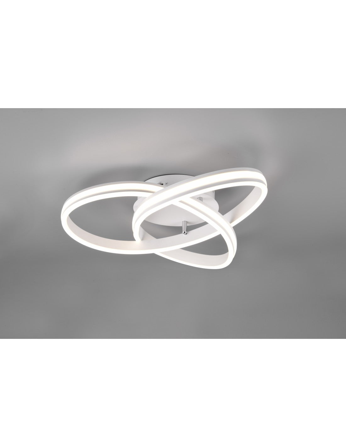 Lámpara de techo Vortice moderna Yara White Led Dimmer Trio Lighting