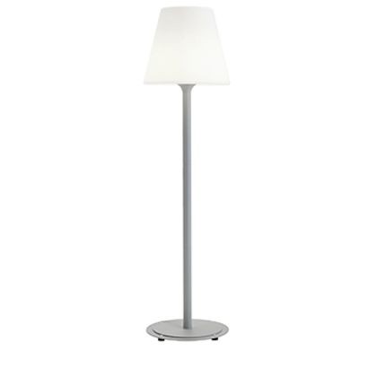 Lámpara de pie grande E27 línea lounge aluminio 187 cm h
