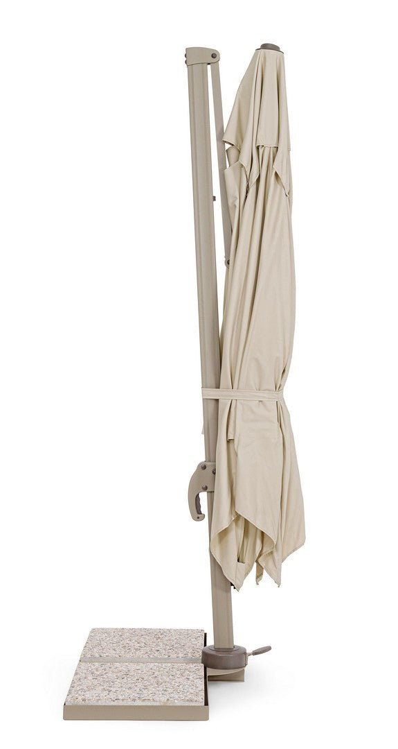 Paraguas brazo aluminio Zaragoza 300 x 300 x 255 cm