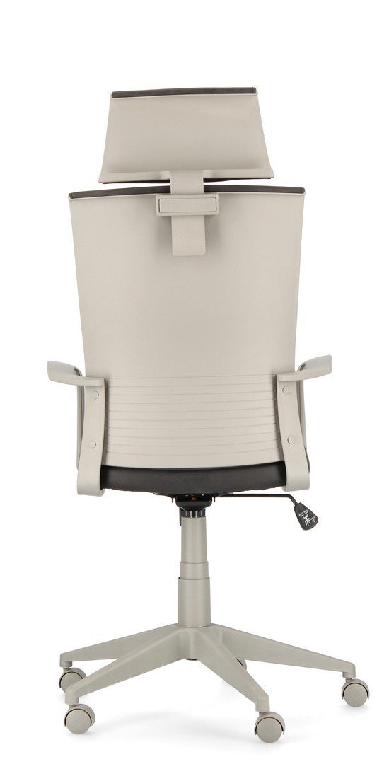 Sillón de oficina Gordon de tela negra