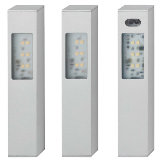 Lámpara para debajo de muebles Telefunken, 16 cm, 2,5 W, 180 lm, aluminio