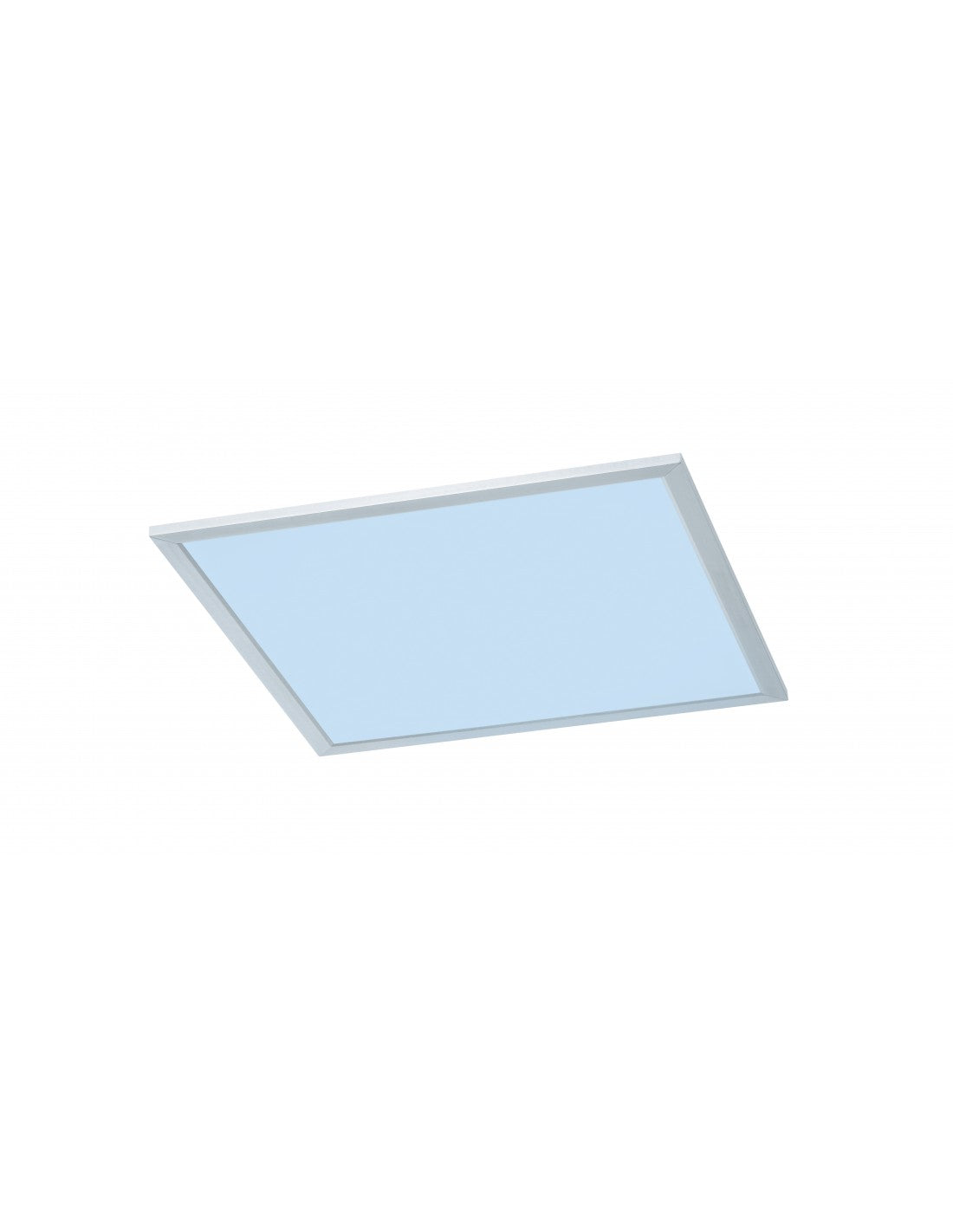 Plafón cuadrado Griffin LED Regulable Rgbw Níquel 39x39 cm Trio Lighting