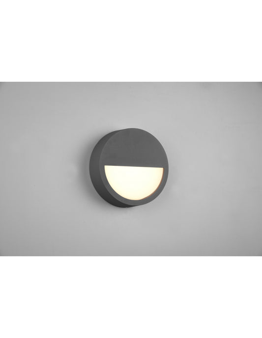 Aplique Exterior IP54 Redondo Antracita Led Pedro Trio Lighting