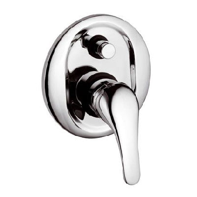 Monomando de ducha empotrado con desviador línea Astro 2 cromado