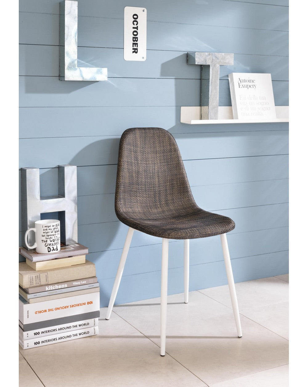 4x Silla símil ratán - Martina