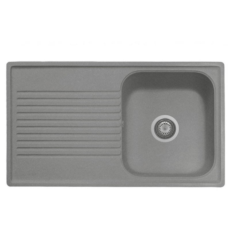 Samet Lavello 86x50 reversibile 1 vasca gocciolatoio Granitovero861vcrp croma EFFEZ