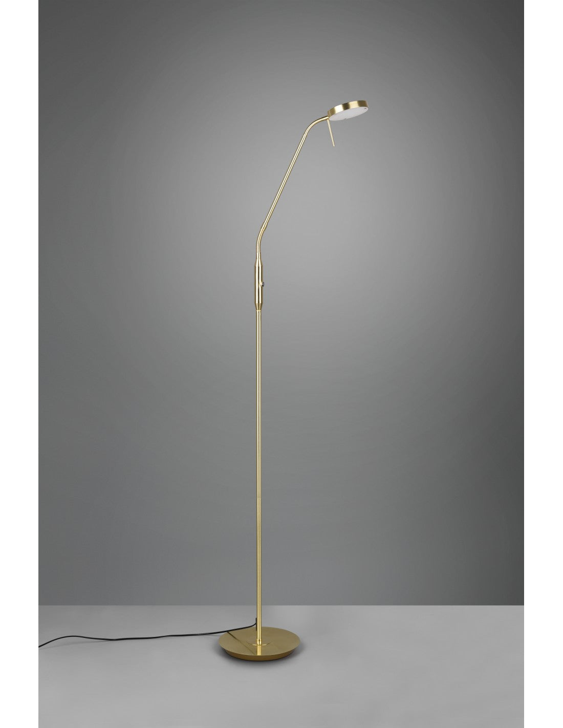 Lámpara de pie Monza de latón Led Touch Dimmer Trio Lighting