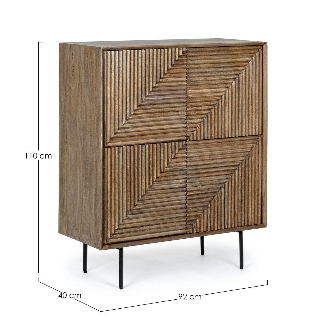 Mueble Darsey de 4 puertas en madera de melamina.