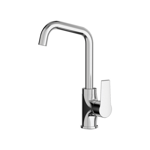 Mezclador monomando de lavabo con caño giratorio - Ten Line, cromo