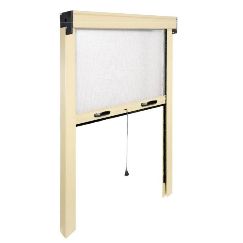 Mosquitera vertical color marfil 100 cm x 170 h