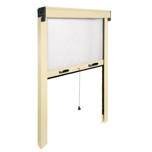 Mosquitera vertical color marfil 100 cm x 170 h