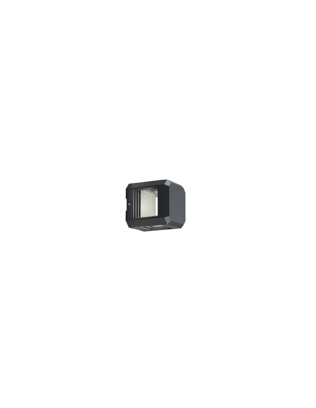 Aplique Led Cubo Exterior Logone Antracita IP65 Trio Lighting