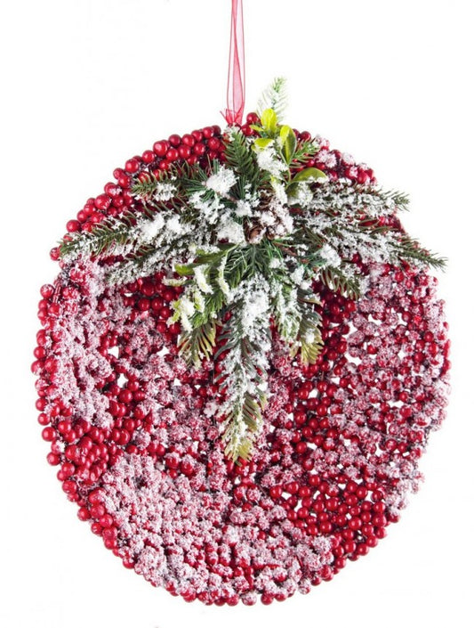 6x Colgante plano de escarcha