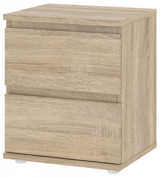 Mesita de noche para dormitorio de roble 40 x 34 x 48 h cm