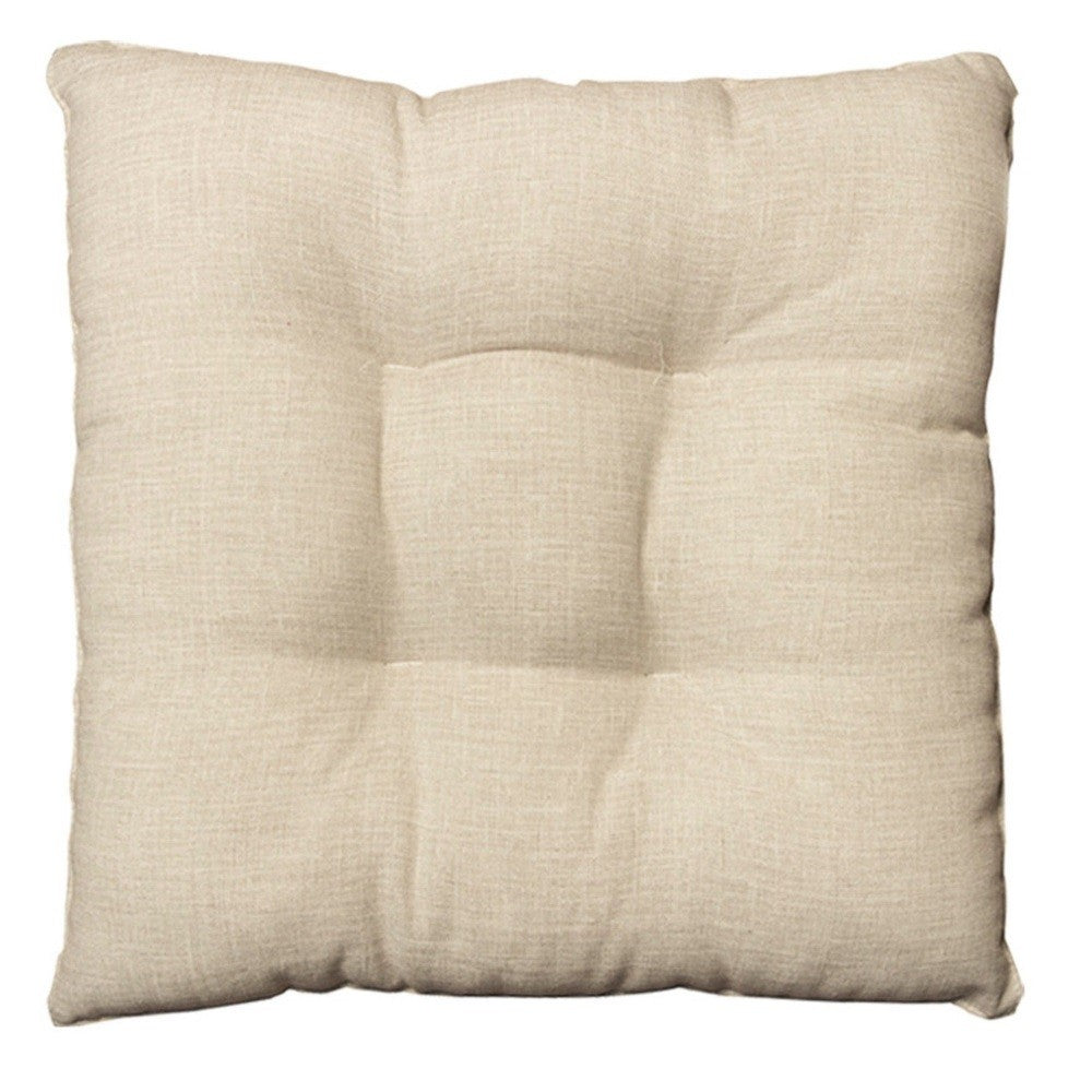 Funda para silla con ribete de fibra marrón