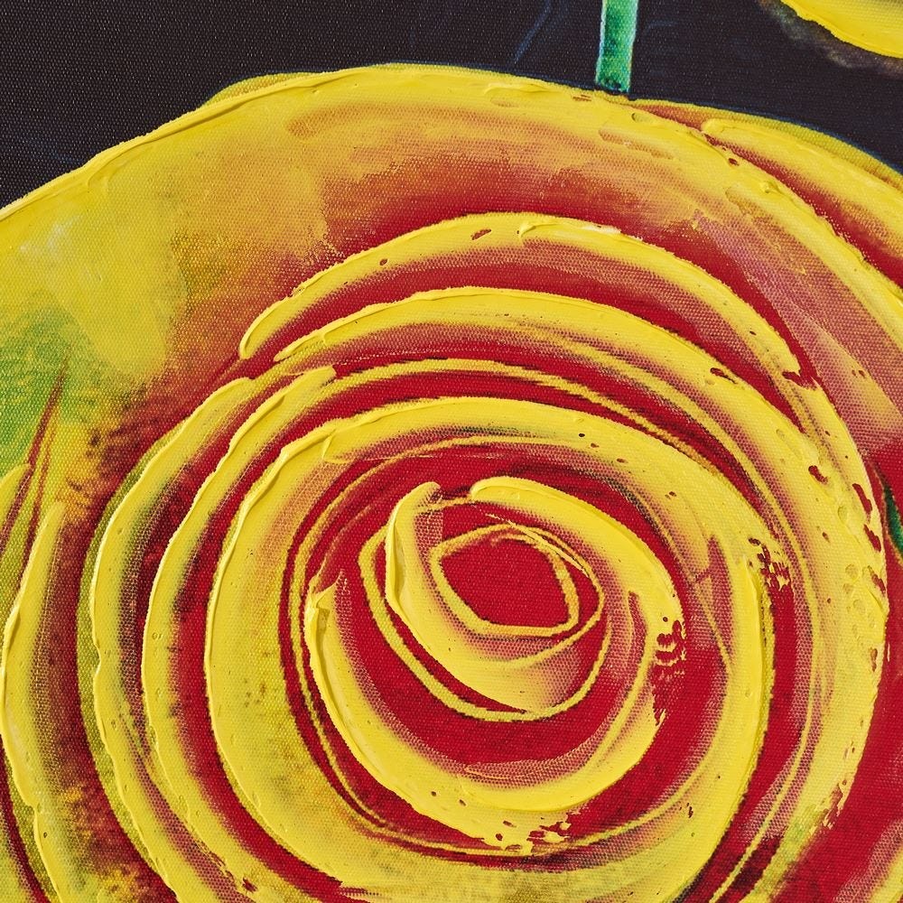 CUADRO FOTOPRENSADO CON EFECTO PINTURA 55 X 3 X 100 CM