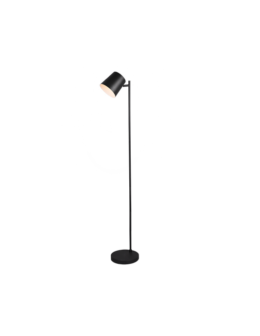 Lámpara de pie Blake regulable Led Touch Al. 125 cm negro Trio Lighting