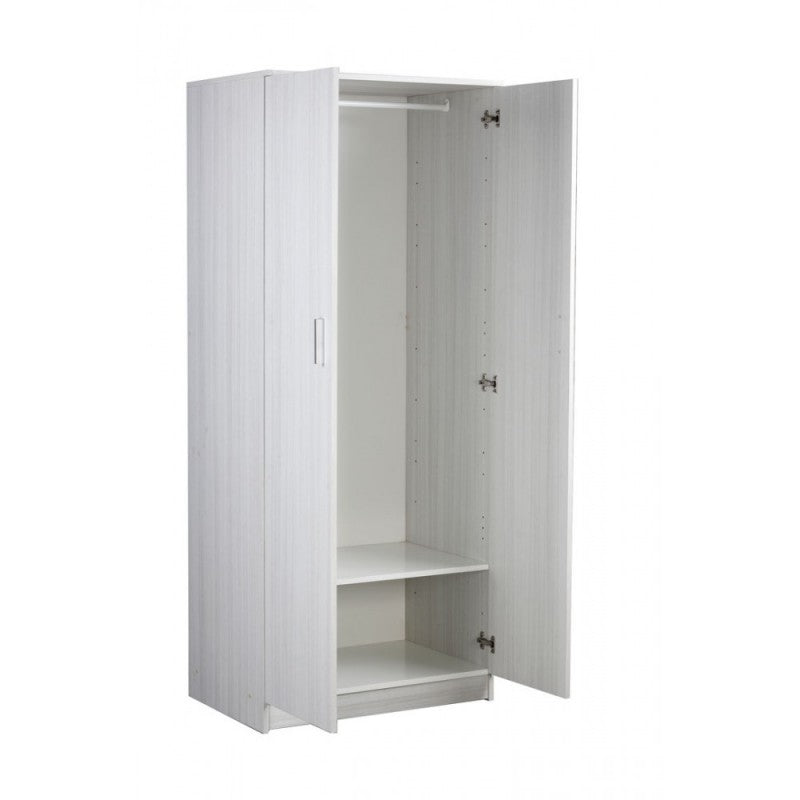 Armario multiusos dos puertas blanco 77x52x h182 cm