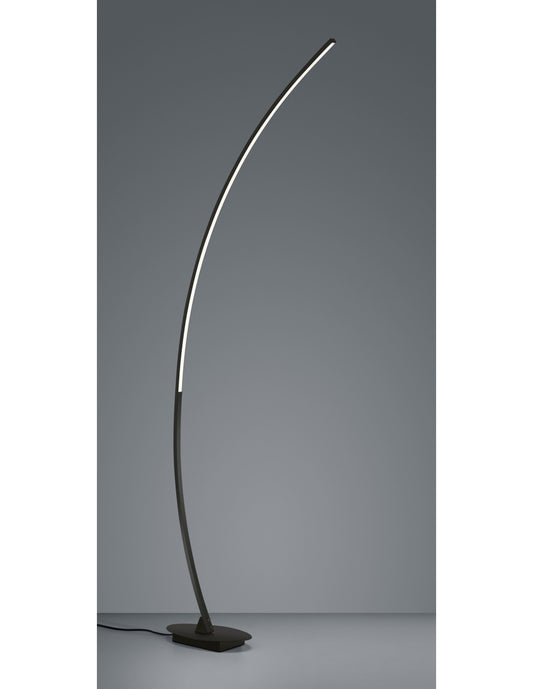 Lámpara de pie Solo Led 11W H158 cm Negro Trio Lighting