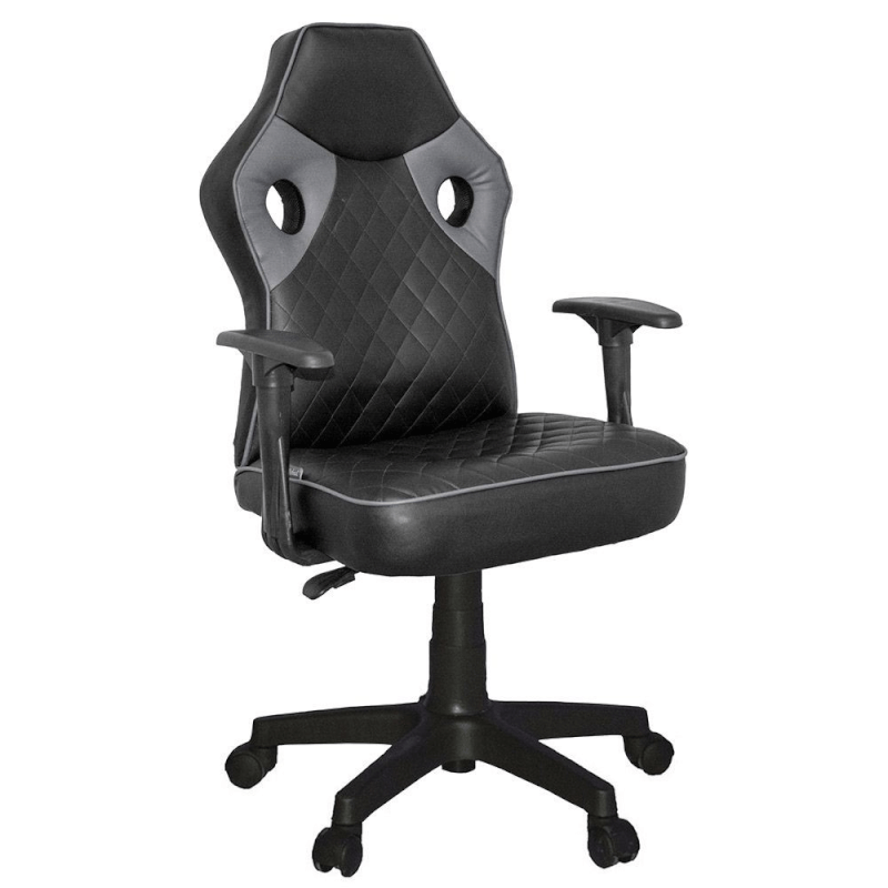 Sillón de oficina gaming Spider negro gris