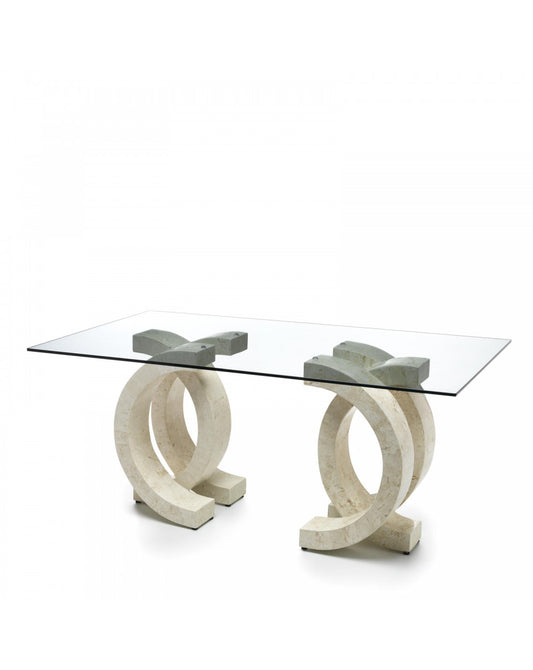 Mesa fija 180 x 100 - Transparente - Olimpia