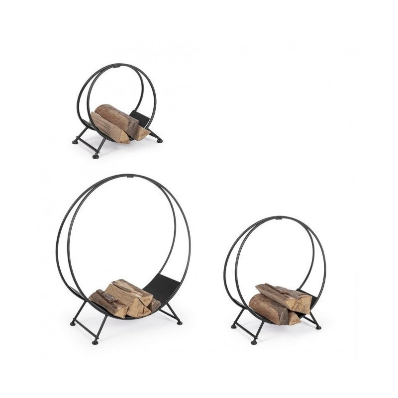 Juego de 3 soportes para madera Efesto