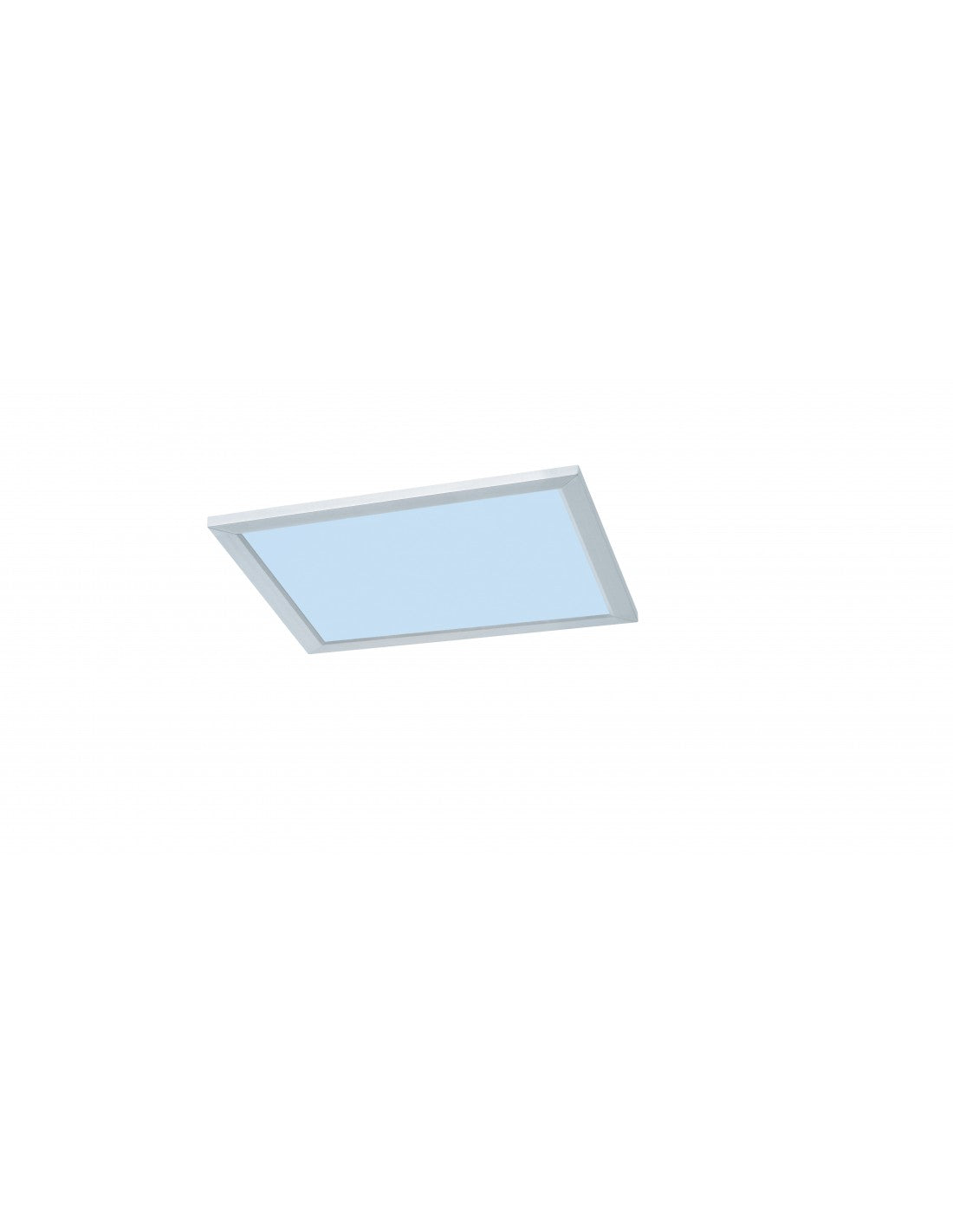 Plafón cuadrado Griffin LED Regulable Rgbw Níquel 29x29 cm Trio Lighting
