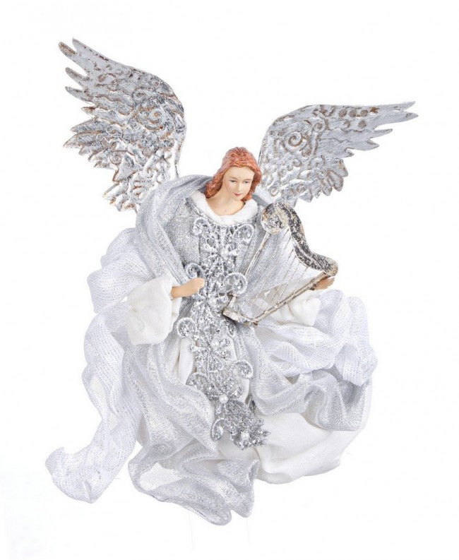 2x Ángel de plata suntuoso