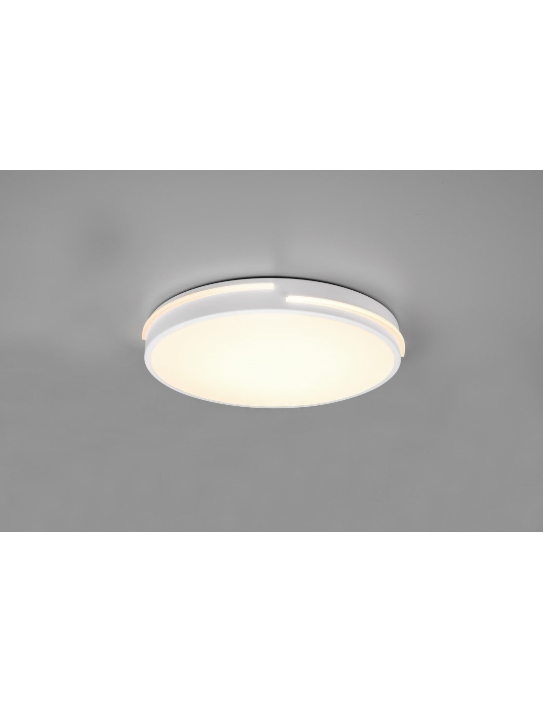 Lámpara de techo Tacoma moderna blanca Led Dimmer 24w Ø40 cm Trio Lighting