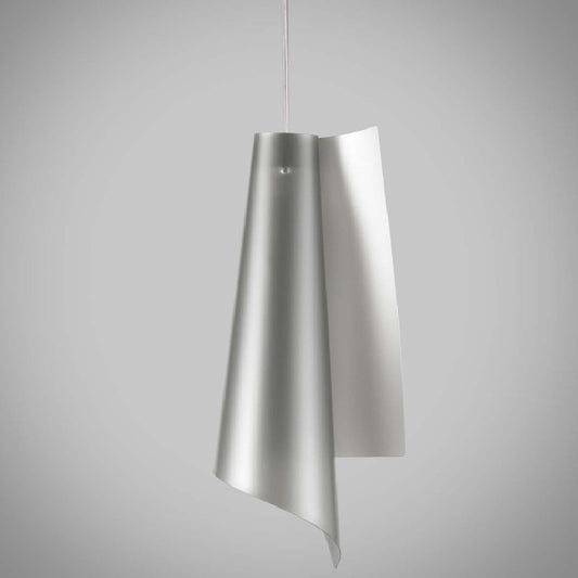 Lámpara colgante de Polilux VELA Argento diámetro 19 x h49 cm