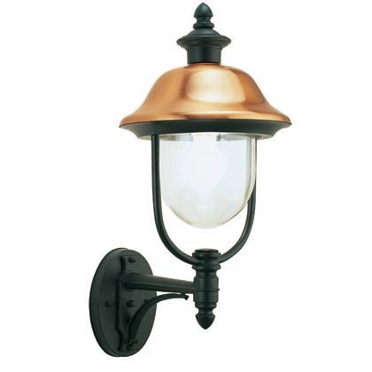 Aplique En Alto E27 linea rustica gris-cobre