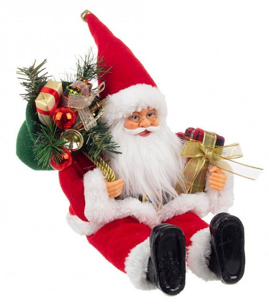 8x Papá Noel sentado tradicional