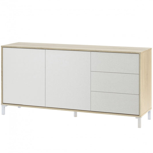 Aparador Brooklyn 2 puertas más 3 cajones 154 x 41 x 74h cm