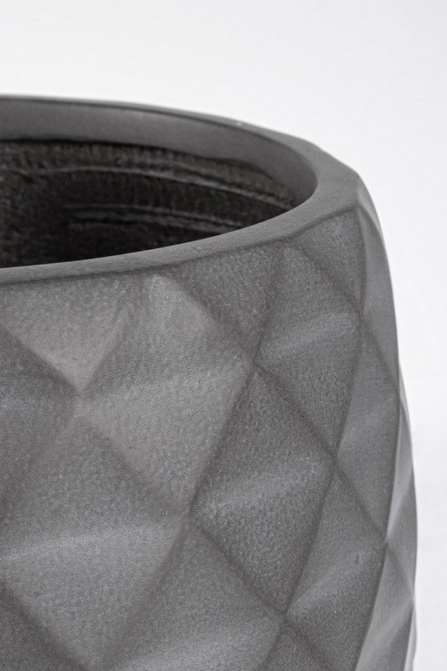 Set2 Jarrón Pyramid Antracita