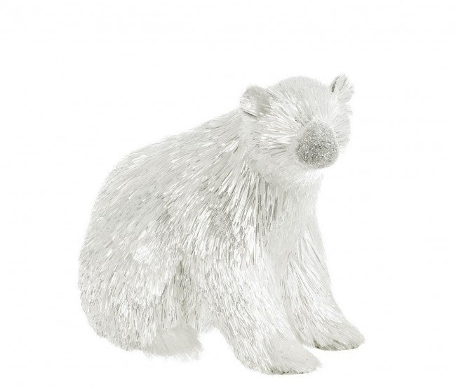 2x Oso de esencia blanca sentado