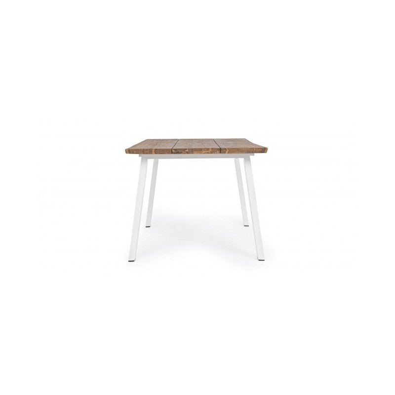 Mesa de jardín Oslo Blanco Natural 100x200 cm