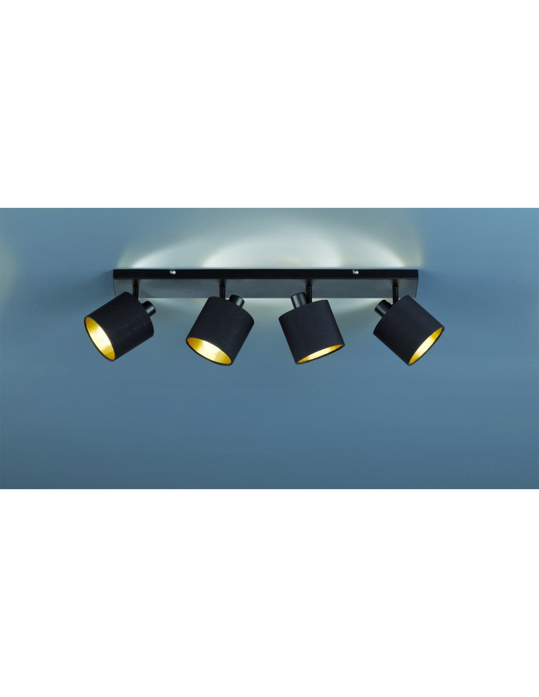 Tommy foco 4xE14 Spot Negro L70 cm Trio Lighting