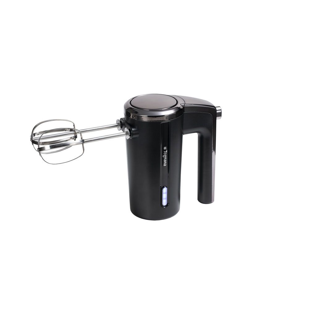 Batidora de Mano Inalámbrica Recargable Plástico-Acero Inoxidable Negro