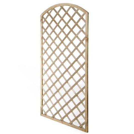 Reja de jardín rectangular de madera 90x180 cm Valla arqueada