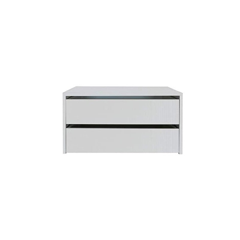 Cómoda de madera para interior de armario, color blanco cm A.50xL.86,5xP.45
