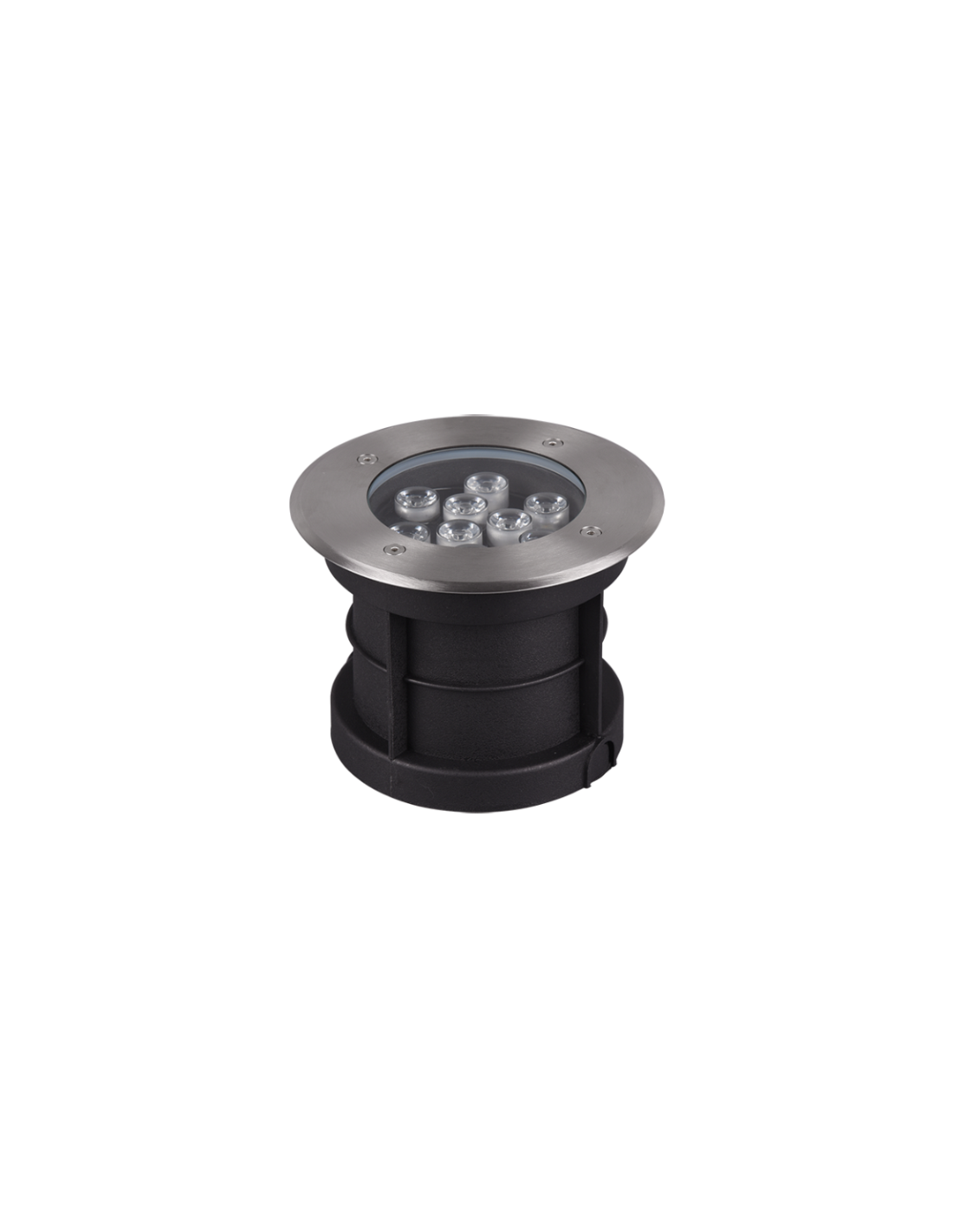 Foco LED empotrable transitable IP65 Níquel Belaja Ø16 cm Trio Lighting