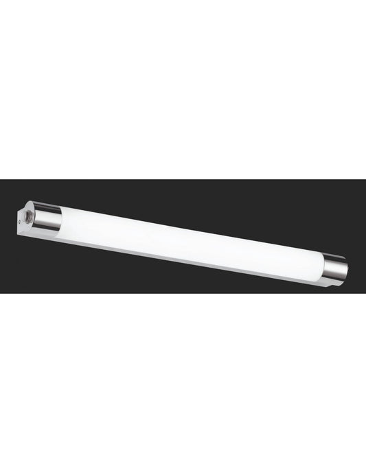 Aplique de espejo LED Reglette Kolian cromado 64 cm IP44 Trio Lighting
