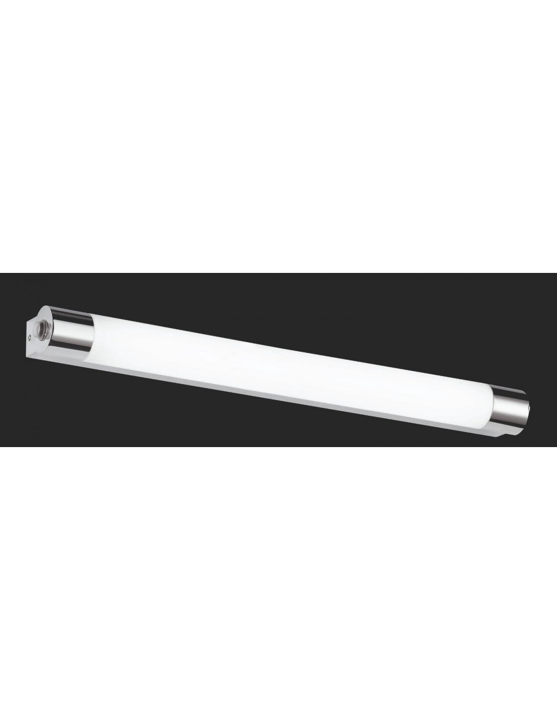 Aplique de espejo LED Reglette Kolian cromado 64 cm IP44 Trio Lighting