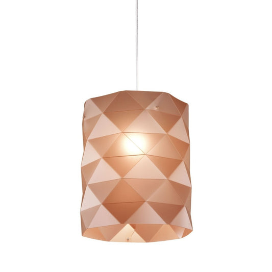 Suspensión Cobre en Metal Cromado Cm. 27x32h