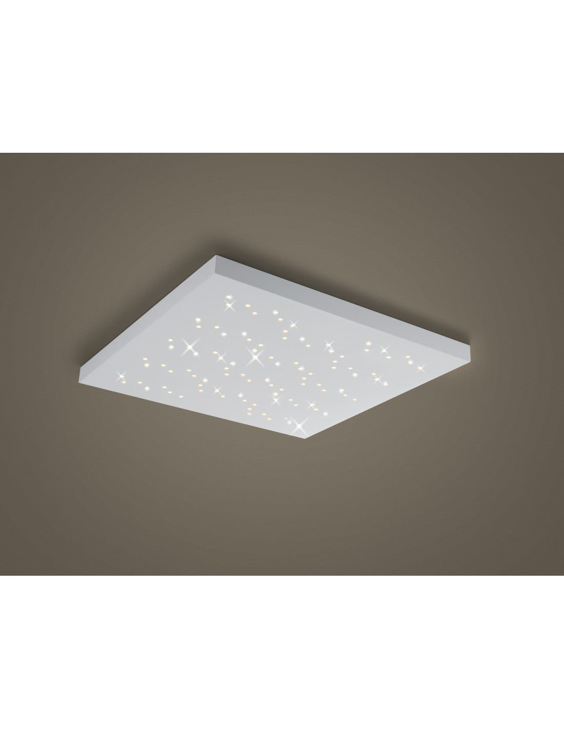 Lámpara de techo Titus cuadrada regulable blanco 75x75 cm Trio Lighting