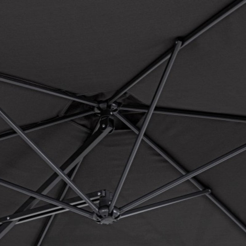 Sombrilla de jardín Sorrento gris 3 metros