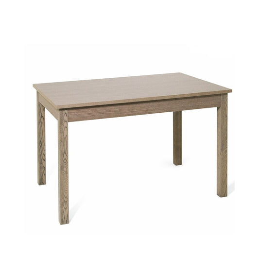 Mesa de comedor extensible color olmo en madera de melamina 70x110-150 cm